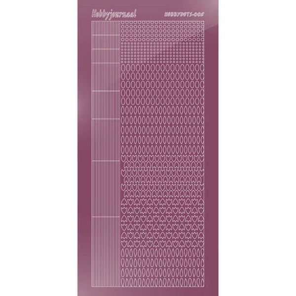 Hobbydots sticker - Mirror - Violet   STDM056