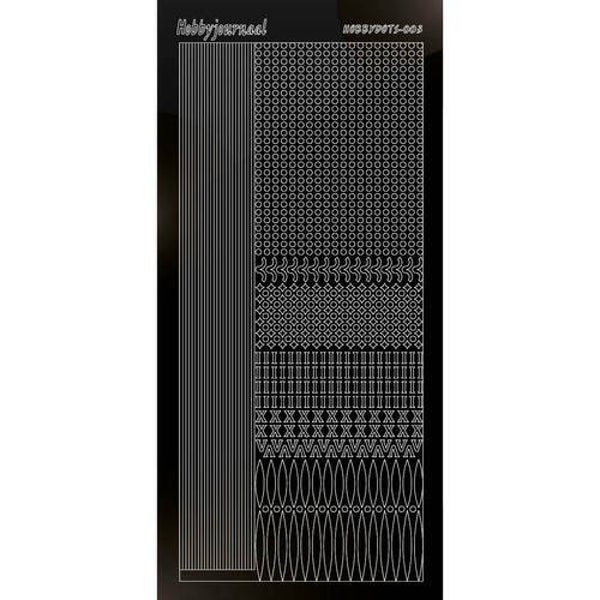 Hobbydots sticker - Adhesive - Black   STDA033