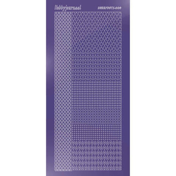 Hobbydots sticker - Mirror - Purple   STDM049