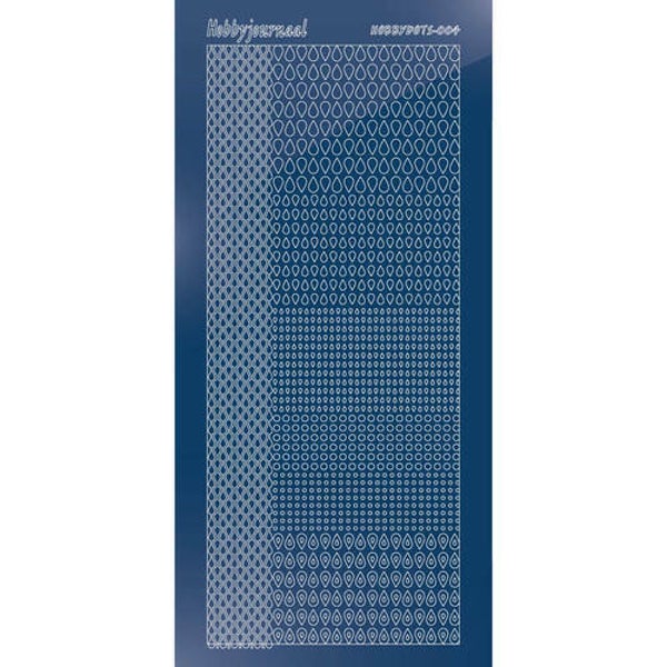 Hobbydots sticker - Mirror - Blue   STDM04A