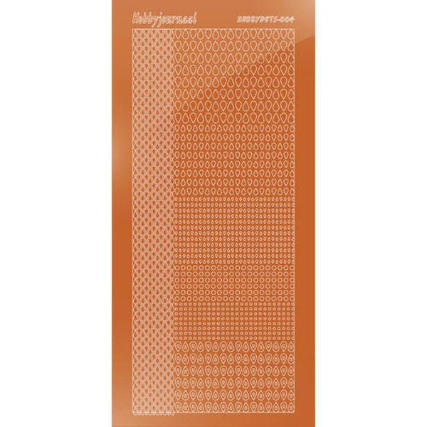 Hobbydots sticker - Mirror - Copper   STDM04B