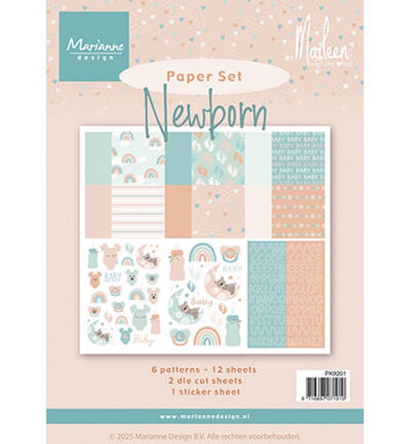 marianne design New born by Marleen    PK9201