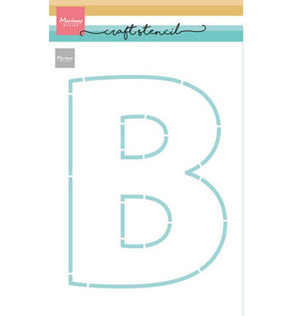 Marianne design stencil Letter B     PS8178