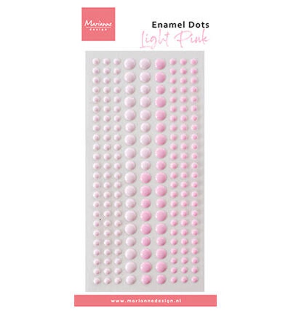enamel dots Duotone Light Pink     PL4534