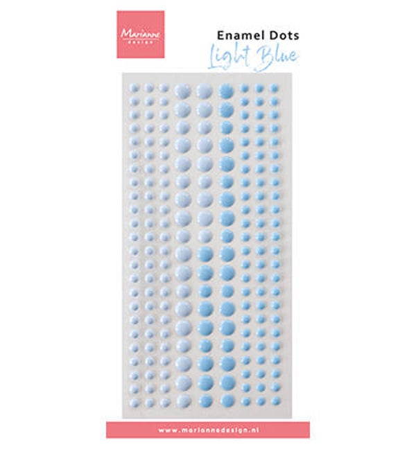 enamel dots Duotone Light Blue     PL4535