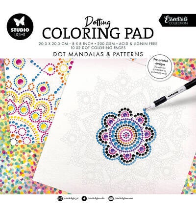studio light Dot mandalas & patterns Essentials nr. 455      SL-ES-CP455