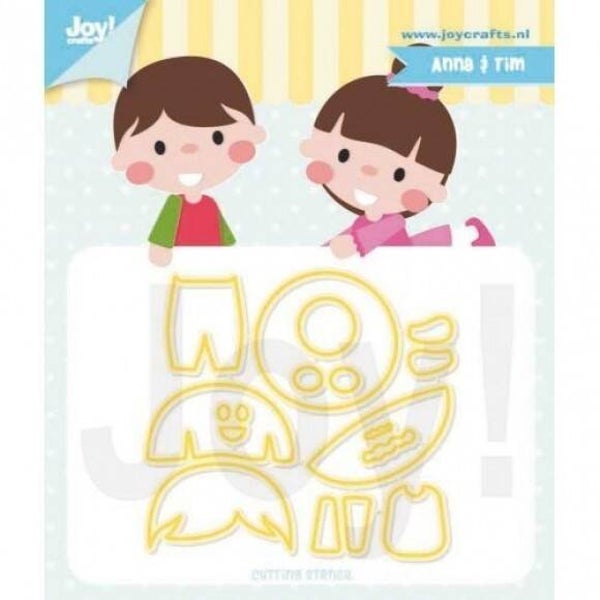 Joy!Crafts • snijstencil Jocelijne Anna & Tim  6002/1320