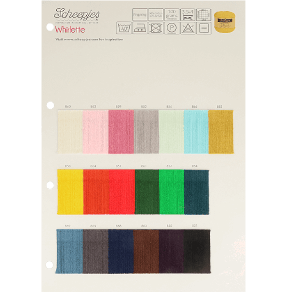 Staalkaart Whirlette