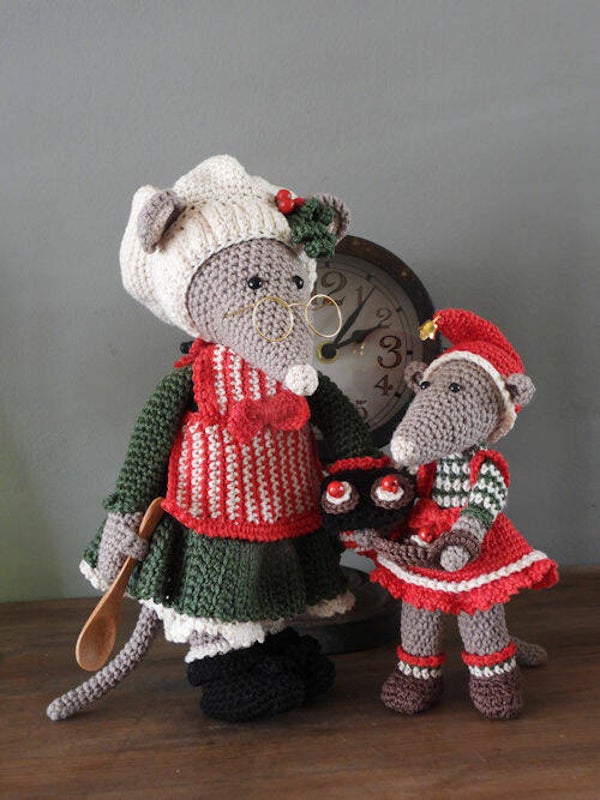 Funny Mouse set Oma bakt