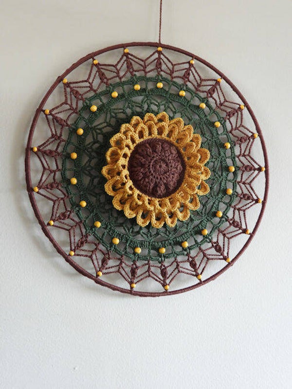 Haakpakket Funny Mandala Sunflower LARGE