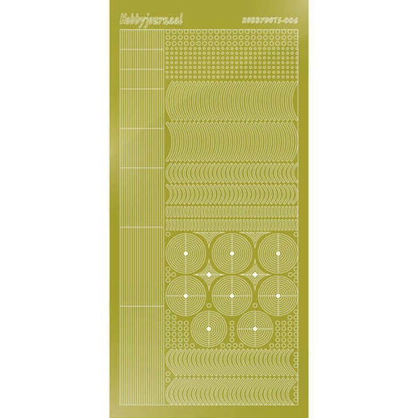 Hobbydots sticker - Mirror - Yellow   STDM06E