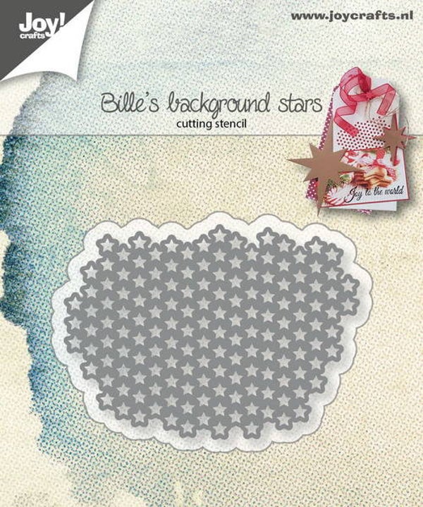 Joy! stencil Bille's sterren achtergrond  6002/1399