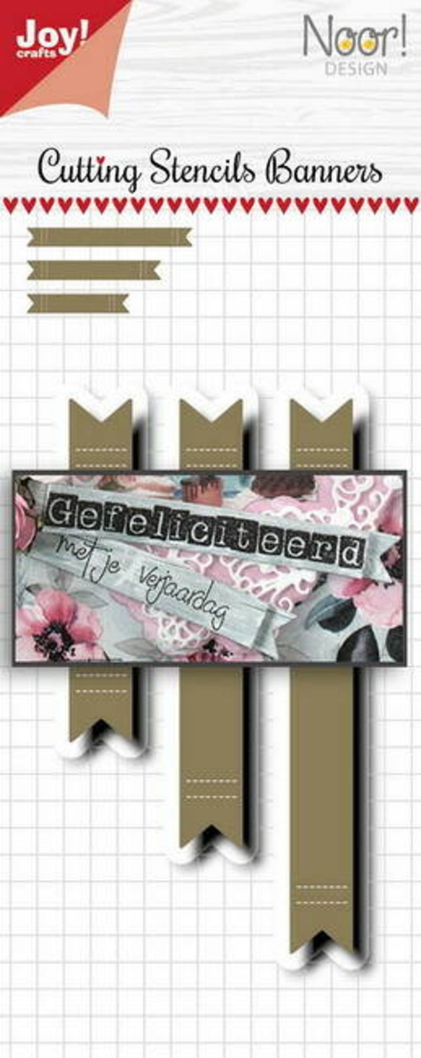 Joy! stencil Banners  6002/1467