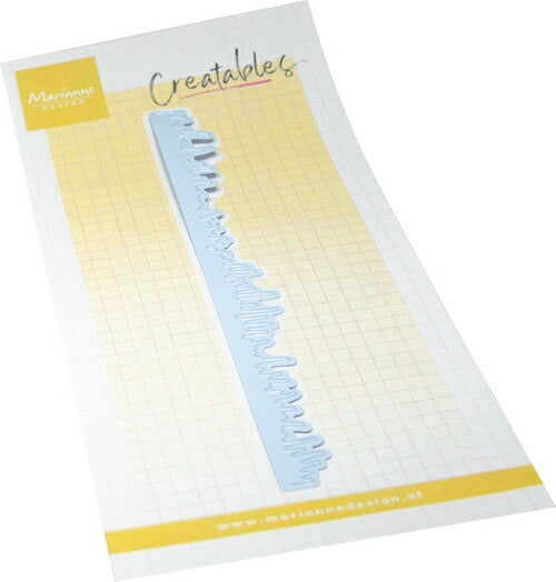 Creatables stencil Grass border     LR0947