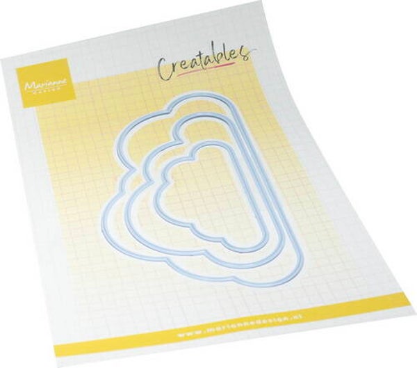 Creatables stencil Clouds     LR0981