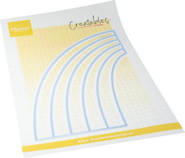 Creatables stencil Rainbow beam     LR0982