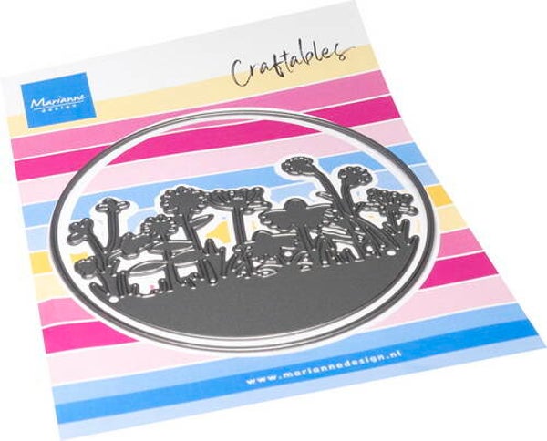 Craftables stencil Silhouette flower meadow Fairybells     CR1684