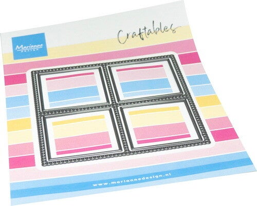 Craftables stencil 4 Stamps     CR1723