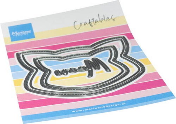 Craftables stencil Cat Frame     CR1732