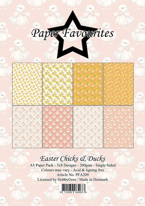 Paper Favourites A5 Easter Chicks & Ducks     PFA209