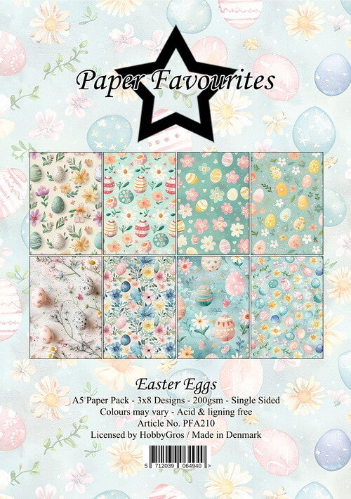 Paper Favourites A5 Easter Eggs     PFA210