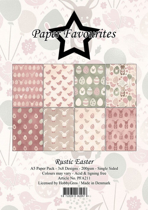 Paper Favourites A5 Rustic Easter    PFA211