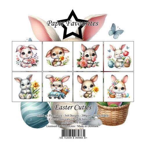 Paper Favourites 15x15 cm Easter Cuties     PF569