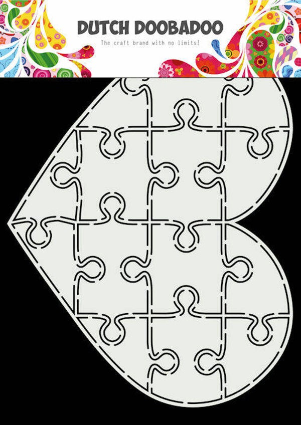 Card Art Puzzel hart A5  470.713.847