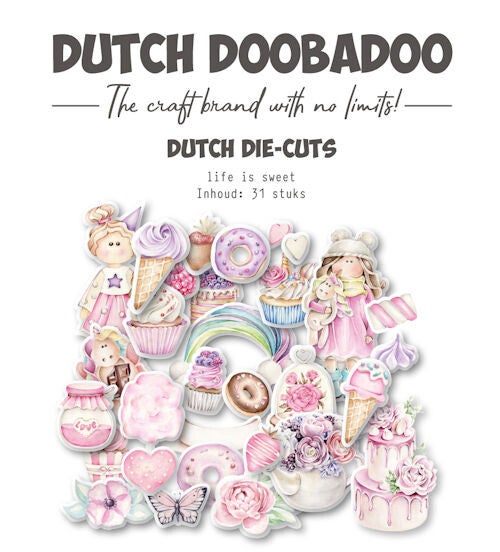 DDBD Dutch die-cuts Life is Sweet 1 - 31 pcs     474.007.038