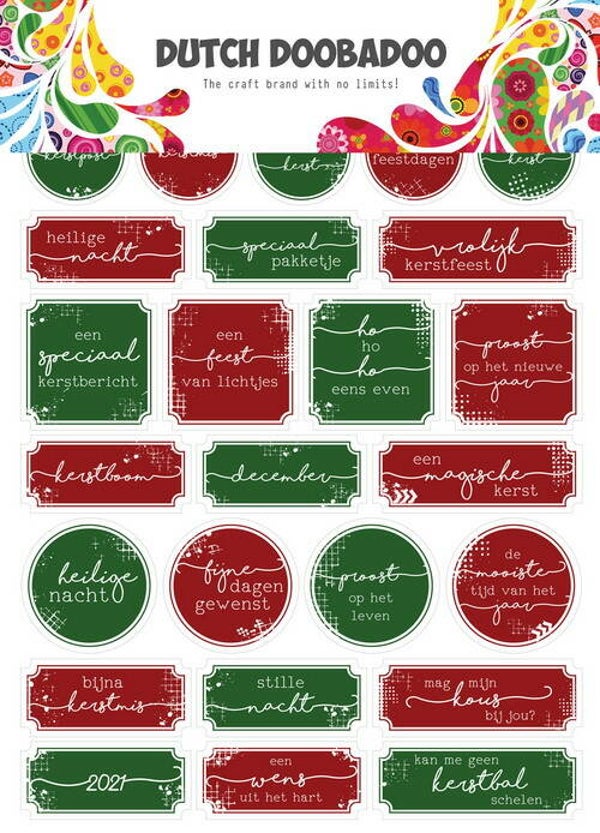 DDBD Dutch Sticker Art Christmas A5 - 491.200.010