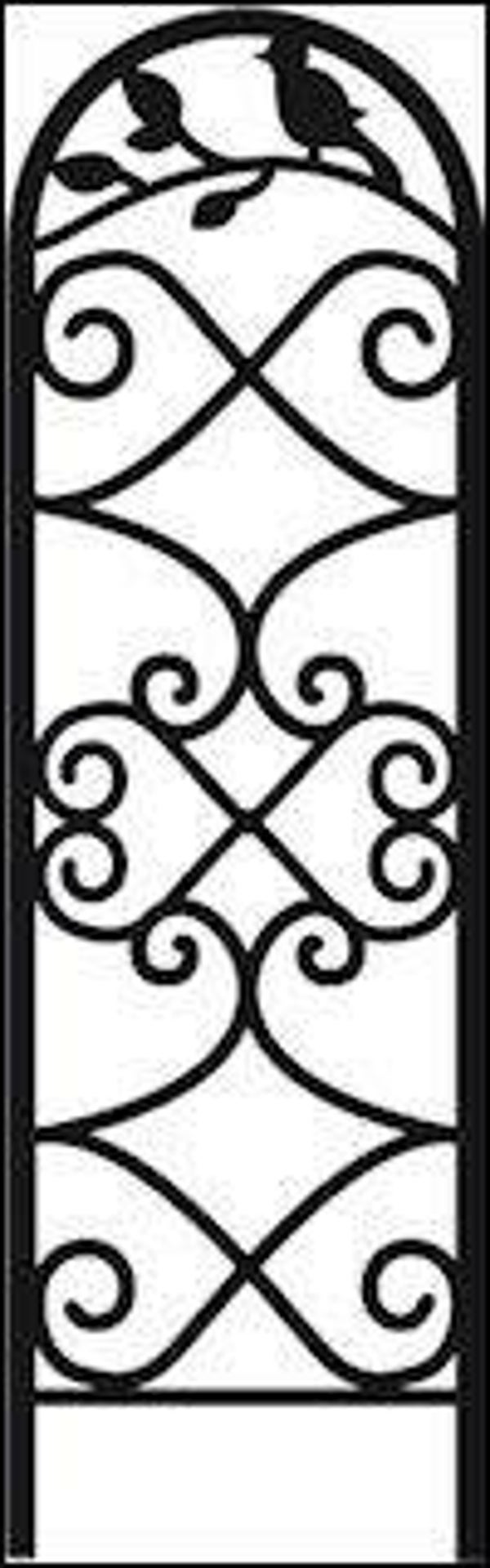 Craftables stencil birds trellis - CR1266