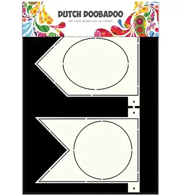 Dutch Doobadoo Dutch Card Art Stencil - Banner Flags    470.713.319