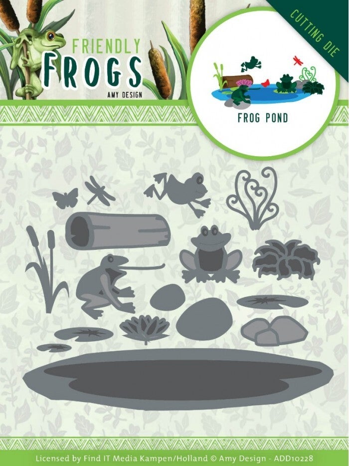 Frog Pond - Cutting Die Friendly Frogs      ADD10228