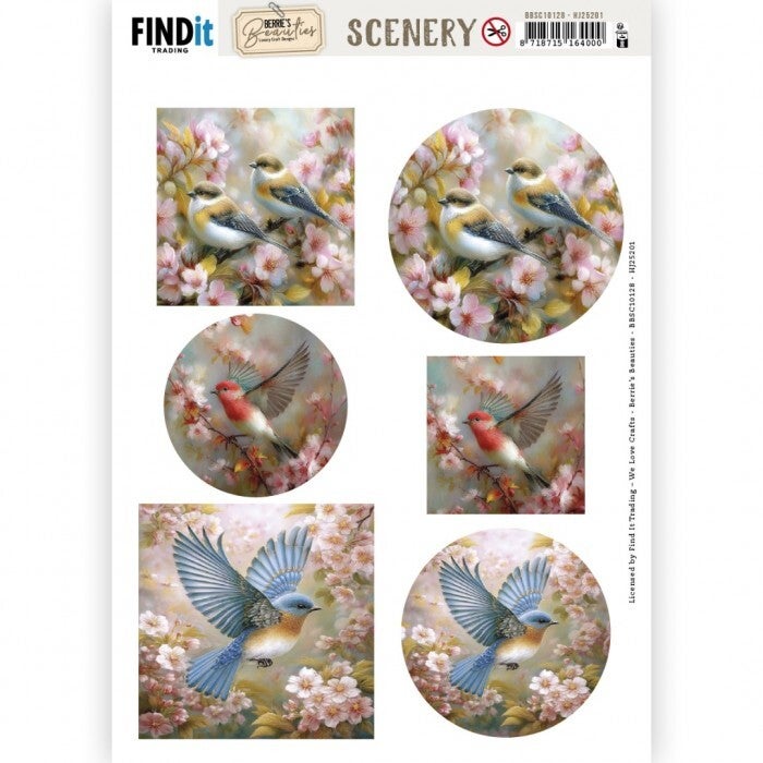 Scenery Push out - Berries Beauties - Whisper of Nature     BBSC10128 - HJ25201
