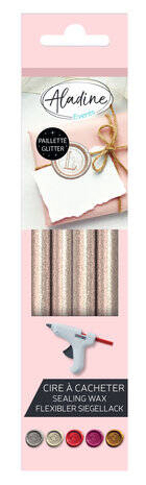 Wax Stick Glitter Pearly (4pcs) (72445)