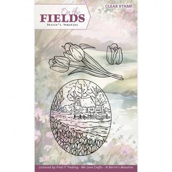 Clear Stamps - Berries Beauties - On The Fields - Tulip    BBCS10005