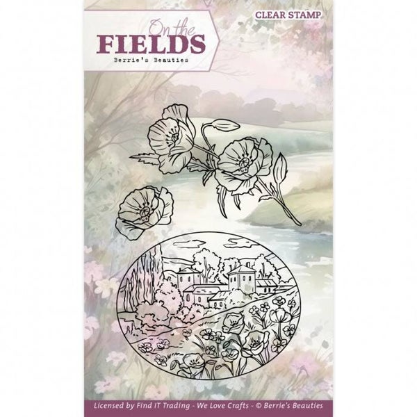 Clear Stamps - Berries Beauties - On The Fields - Poppy    BBCS10006