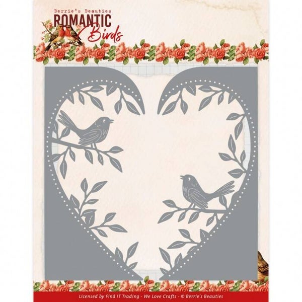 Berries Beauties - Romantic Birds - Romantic Heart    BBD10011