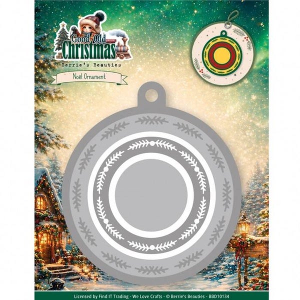 Berries Beauties - Good Old Christmas - Noel Ornament     BBD10134