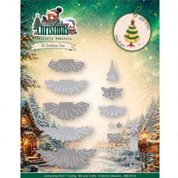 Berries Beauties - Good Old Christmas - Oh Christmas Tree     BBD10135