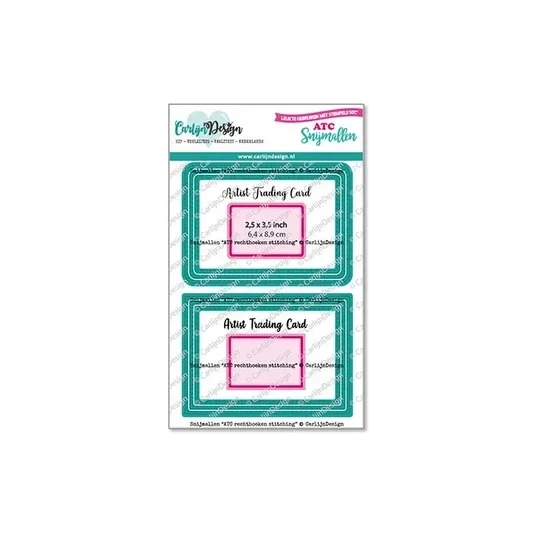 carlijn design ATC rechthoeken stitching snijmallen