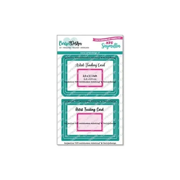 carlijn design ATC rechthoeken stitching snijmallen
