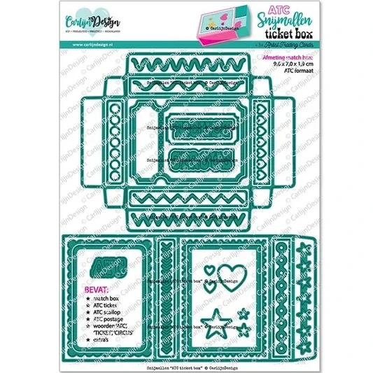 carlijn design ATC ticket box