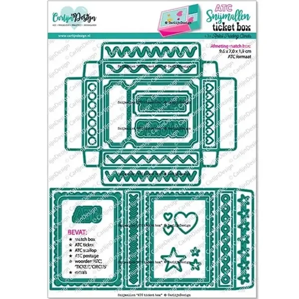 carlijn design ATC ticket box