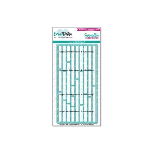 Snijmallen Onderteksten : CDSN-0216