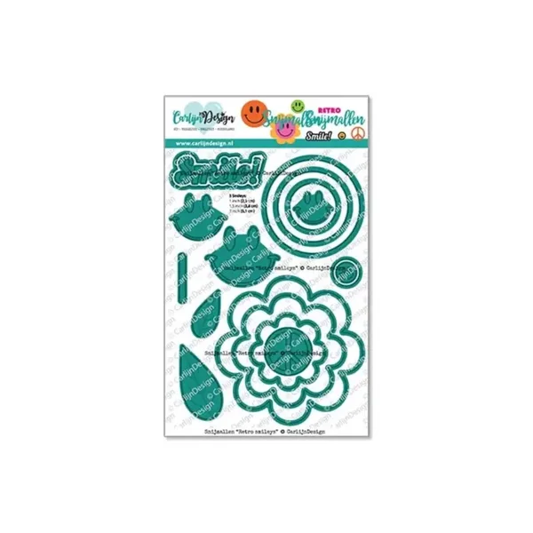 carlijn design - Retro smileys     CDSN-0271