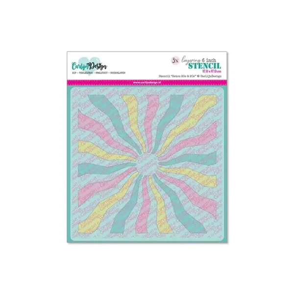 Carlijn design Stencil Retro 80s & 90s    CDSC-0031