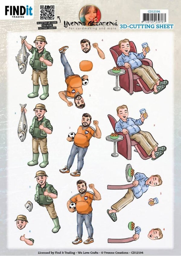 Yvonne Creations - All For Men    CD12194