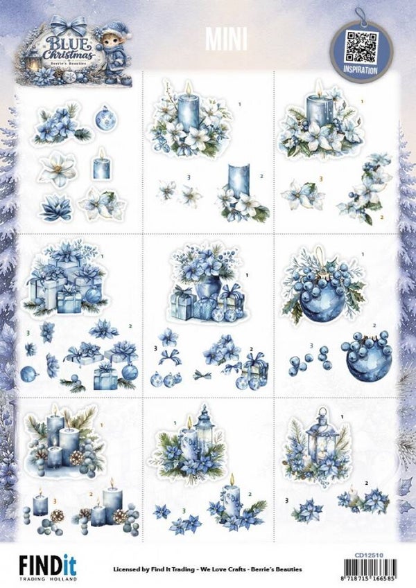 Berries Beauties - Blue Christmas - Mini     CD12510