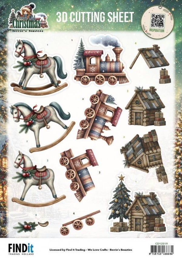 Berries Beauties - Good Old Christmas - Christmas Toys     CD12519